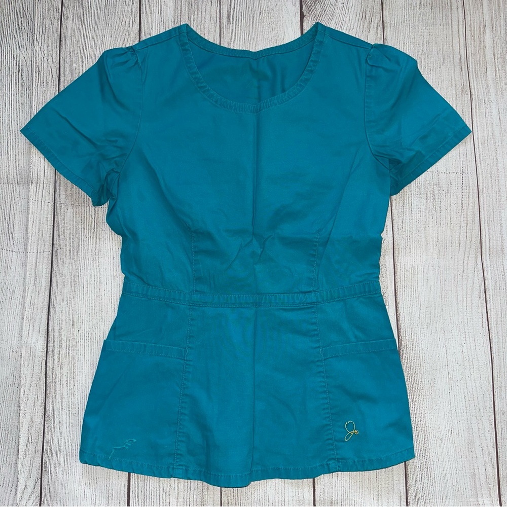 Jaanuu Turquoise Scrub Set - Picture 3 of 16